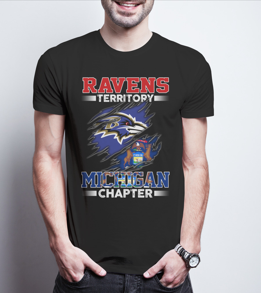 Ravens Territory Michigan Chapter T-Shirt