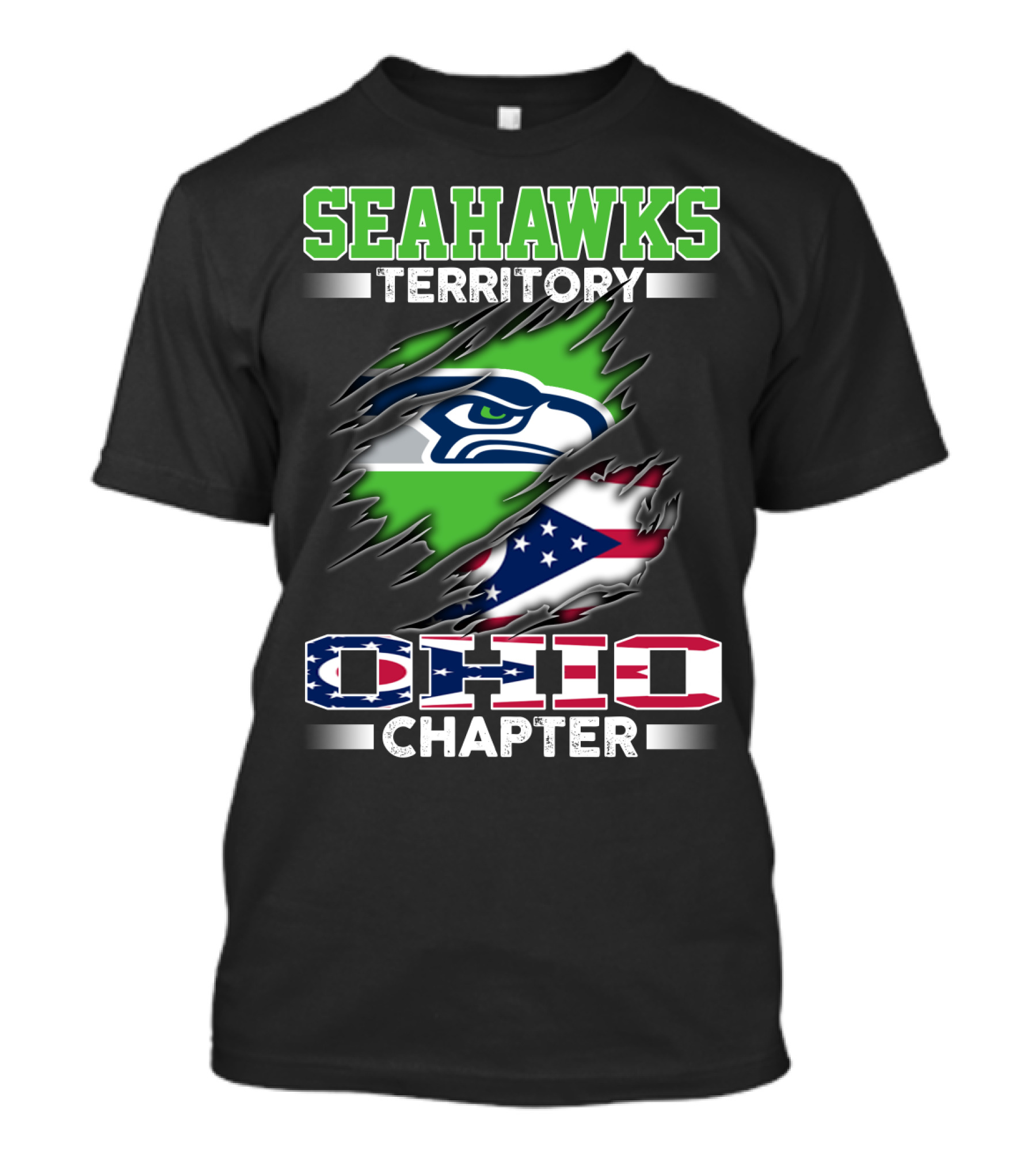 Seattle Seahawks Territory Ohio Chapter T-Shirt