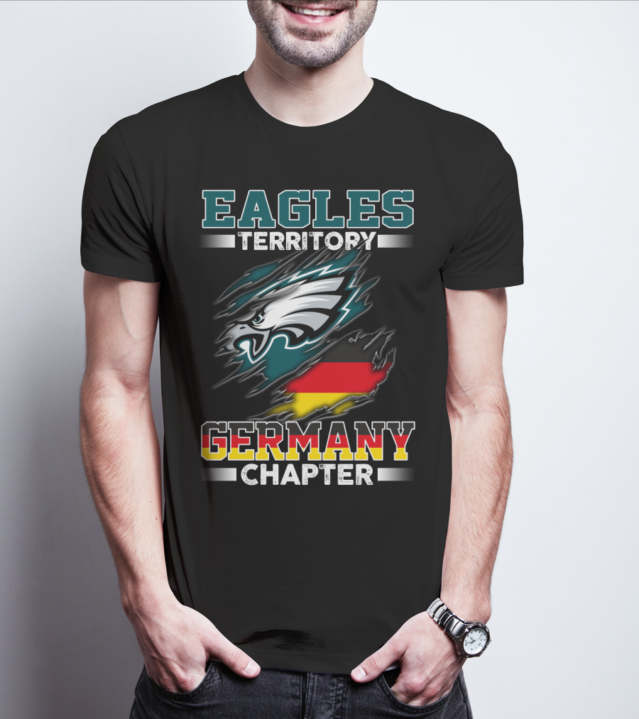 Eagles Territory Germany Chapter Flag T-Shirt