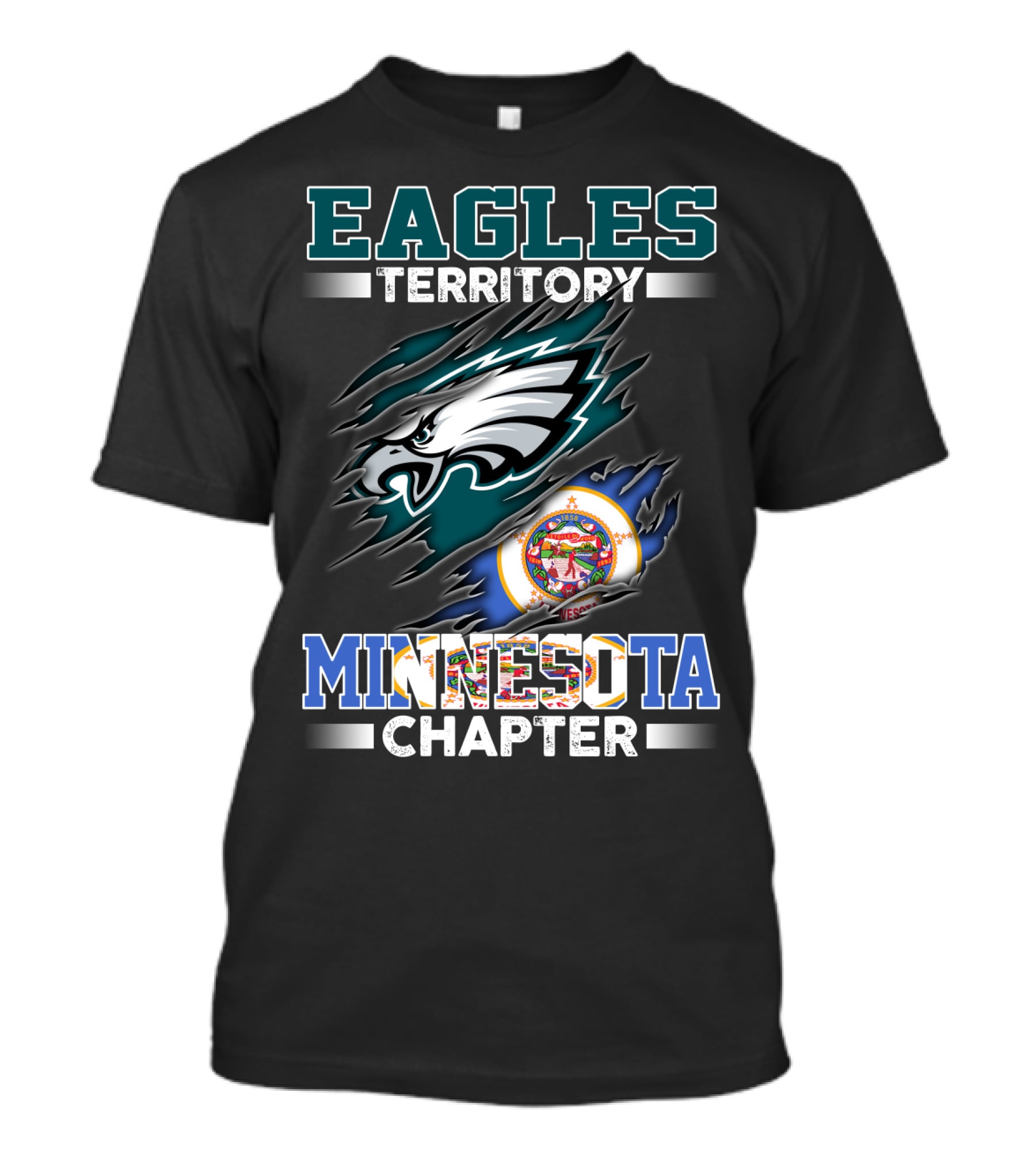 Eagles Territory Minnesota Chapter Flag T-Shirt