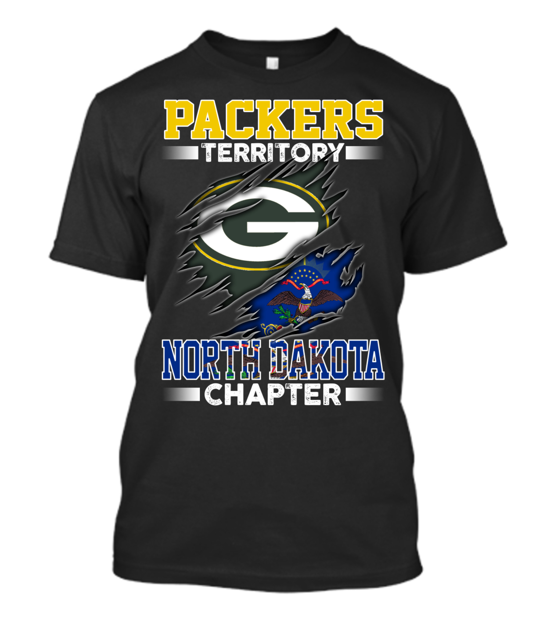 PACKERS TERRITORY NORTH DAKOTA CHAPTER T-Shirt