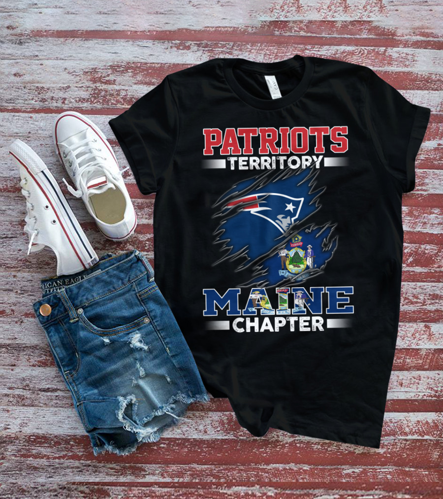 PATRIOTS TERRITORY MAINE CHAPTER Logo Maine T-Shirt