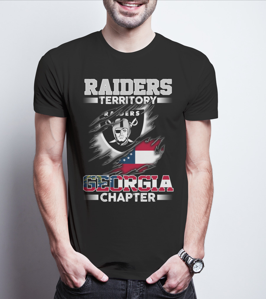 Raiders Territory Georgia Chapter Flag T-Shirt