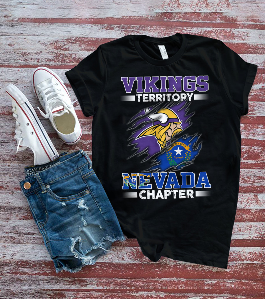 VIKINGS TERRITORY NEVADA CHAPTER BATTLE BORN T-Shirt