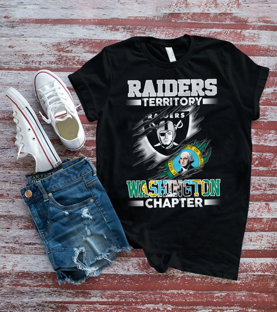 Raiders Territory Washington State Chapter Seal Edition T-Shirt