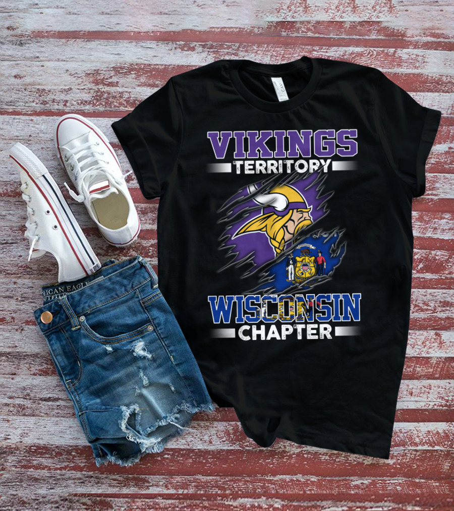 Vikings Territory Wisconsin Chapter T-Shirt