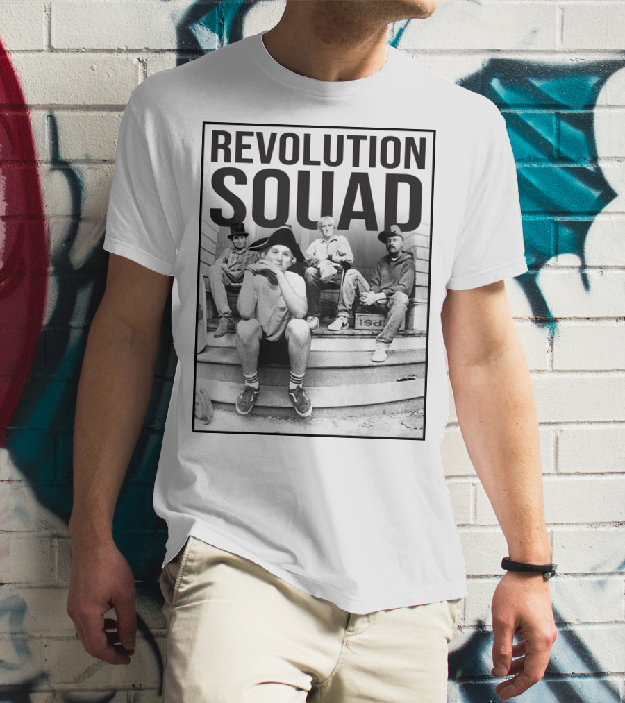 Revolution Squad Colonial Hat Group T-Shirt