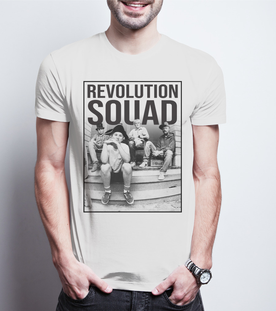 Revolution Squad Colonial Hat Group T-Shirt