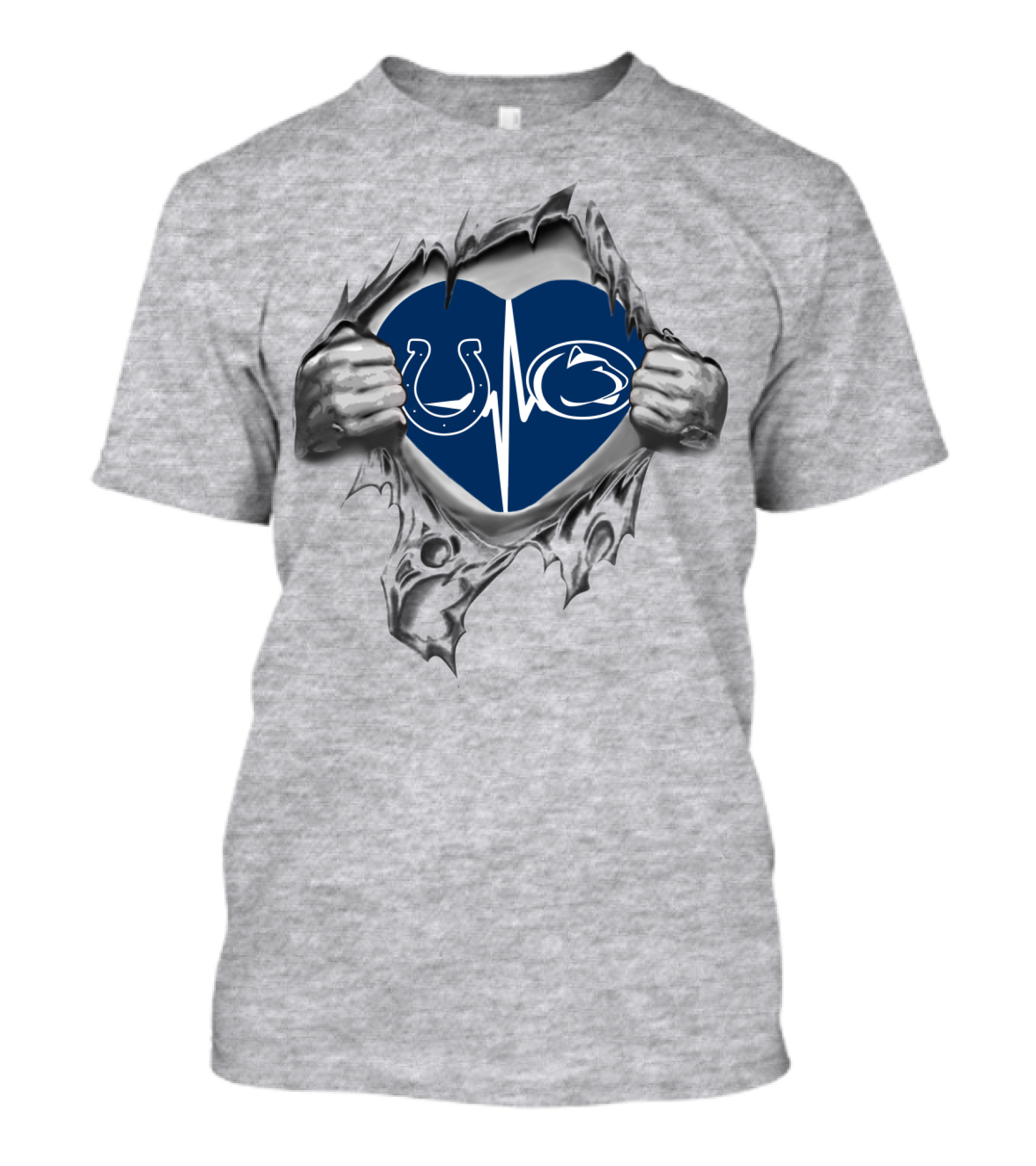 Indianapolis Colts Penn State Heartbeat T-Shirt