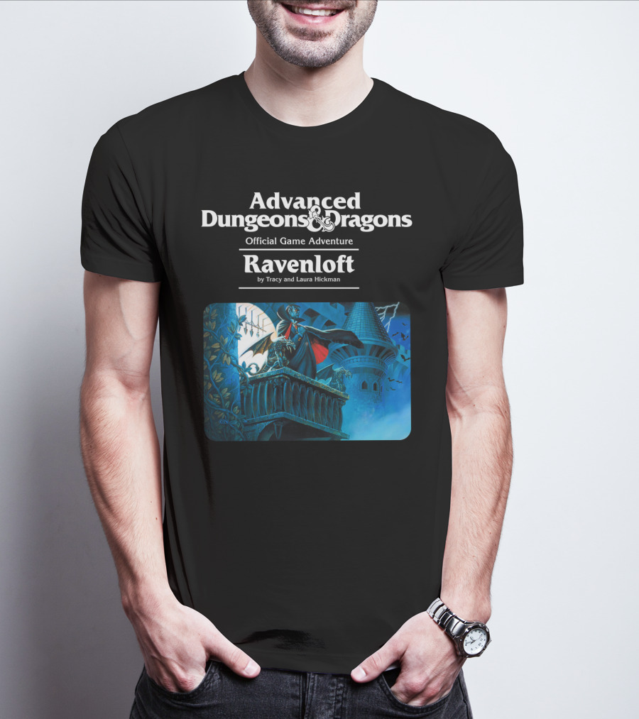 Advanced Dungeons And Dragons Official Game Adventure Ravenloft By Tracy And Laura Hickman T-Shirt