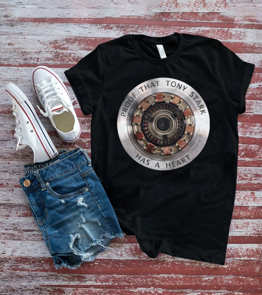 Proof That Tony Stark Has A Heart Arc Reactor T-Shirt