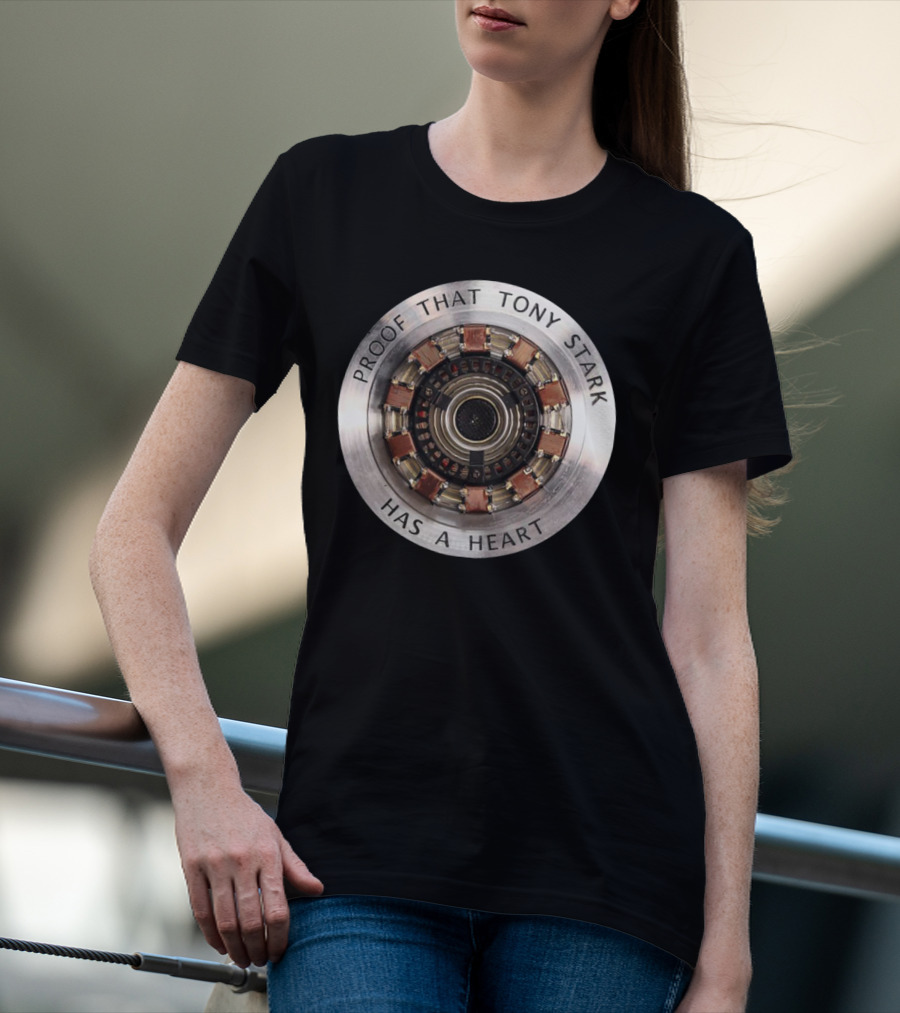 Proof That Tony Stark Has A Heart Arc Reactor T-Shirt