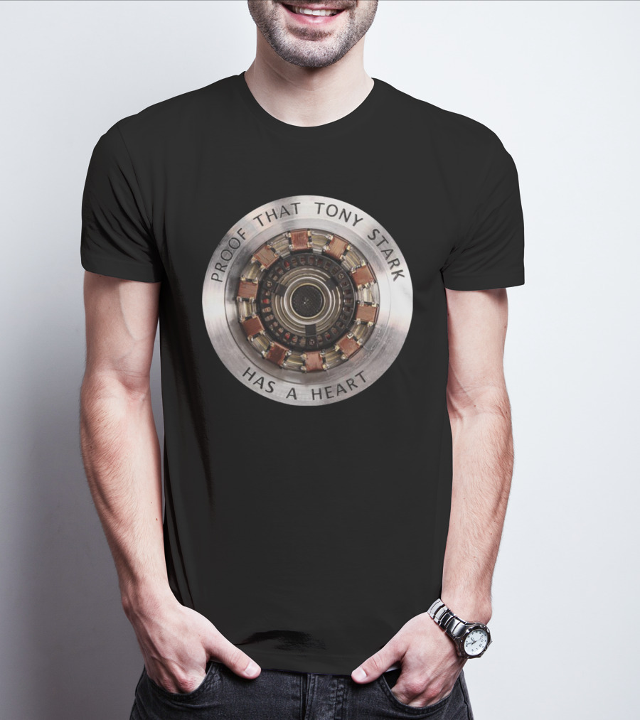 Proof That Tony Stark Has A Heart Arc Reactor T-Shirt