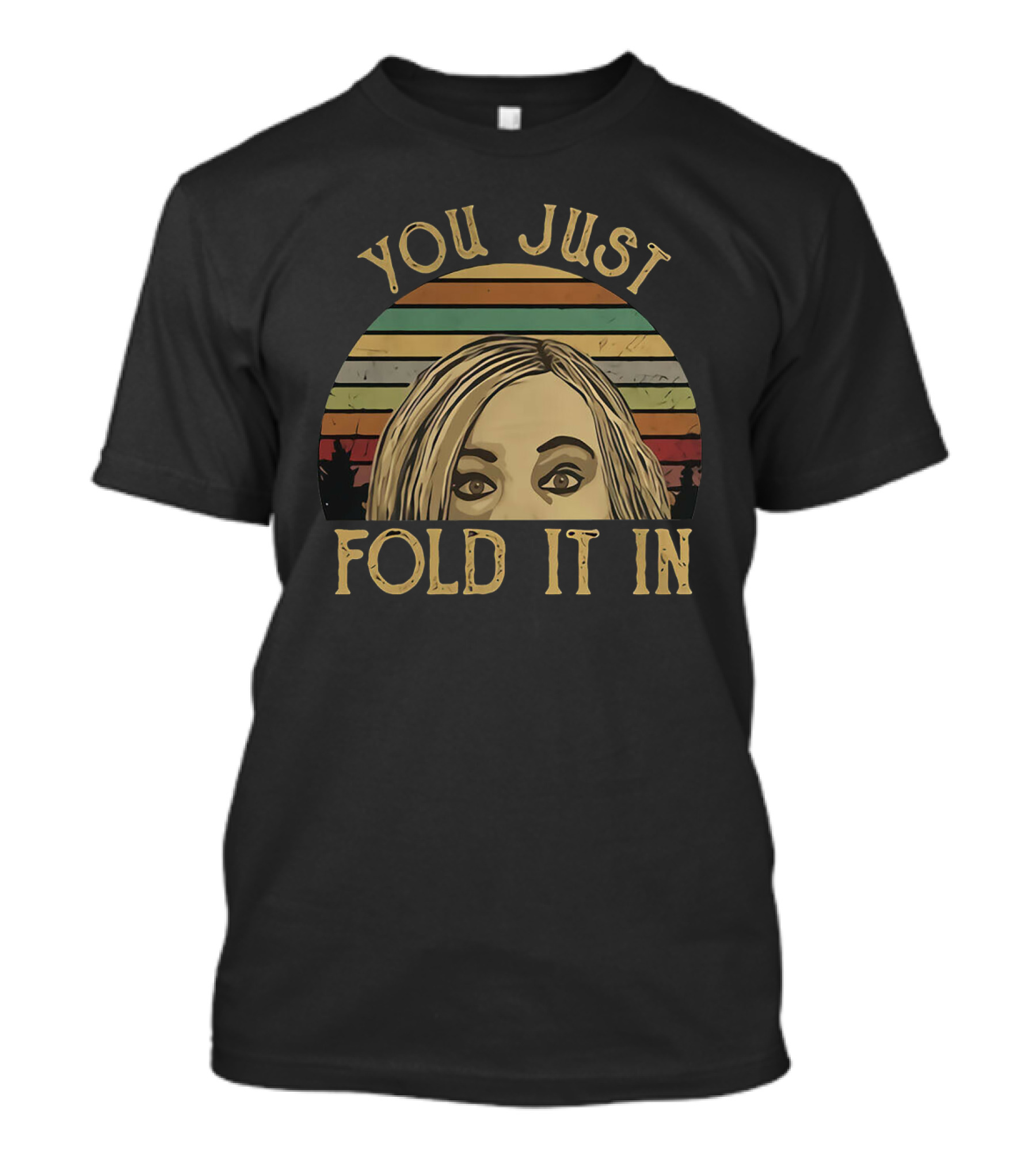 Schitt's Creek You Just Fold It In Moira Rose Vintage Sunset T-Shirt