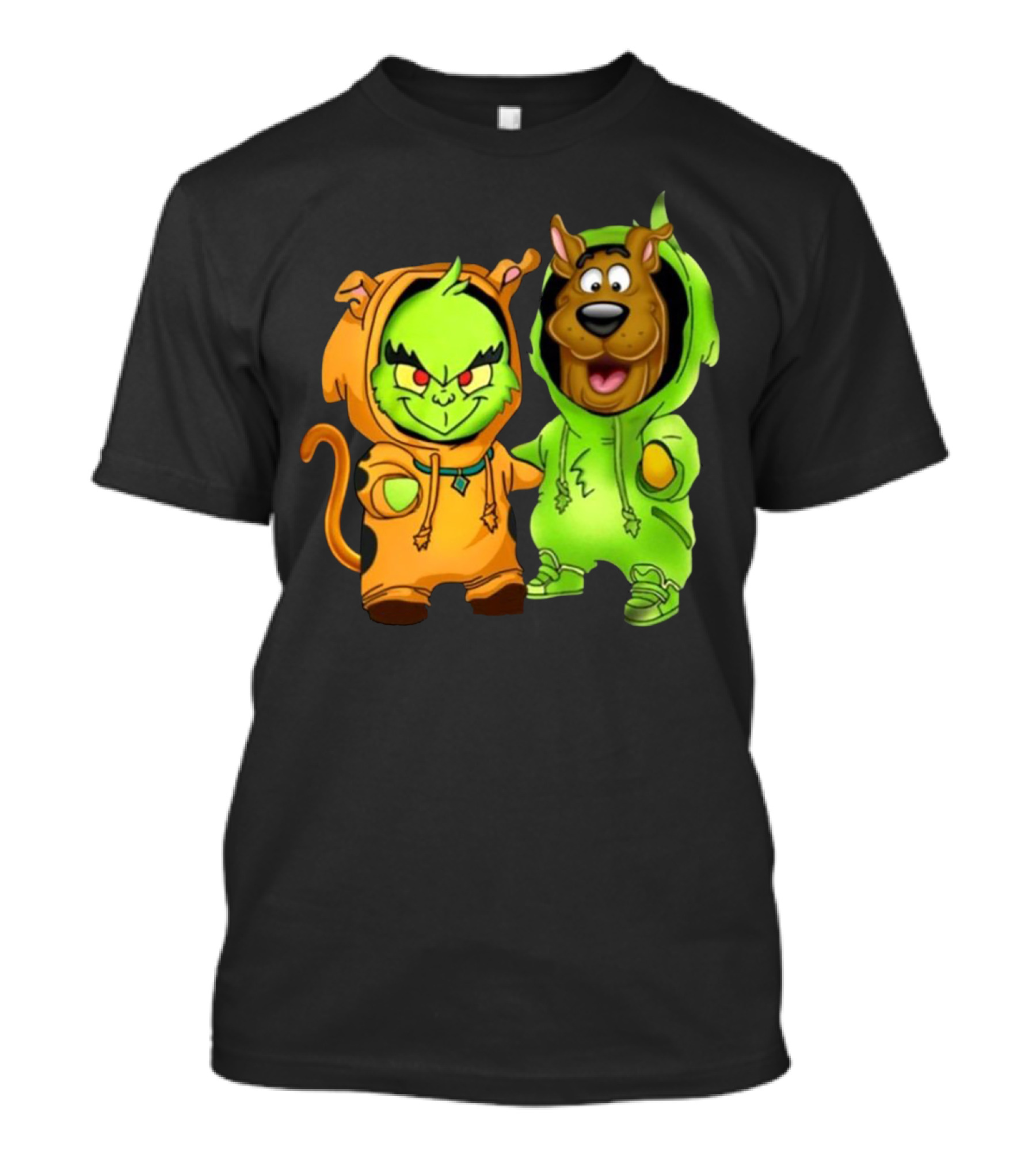 Grinch Scooby Doo Costume Mashup Halloween Crossover T-Shirt
