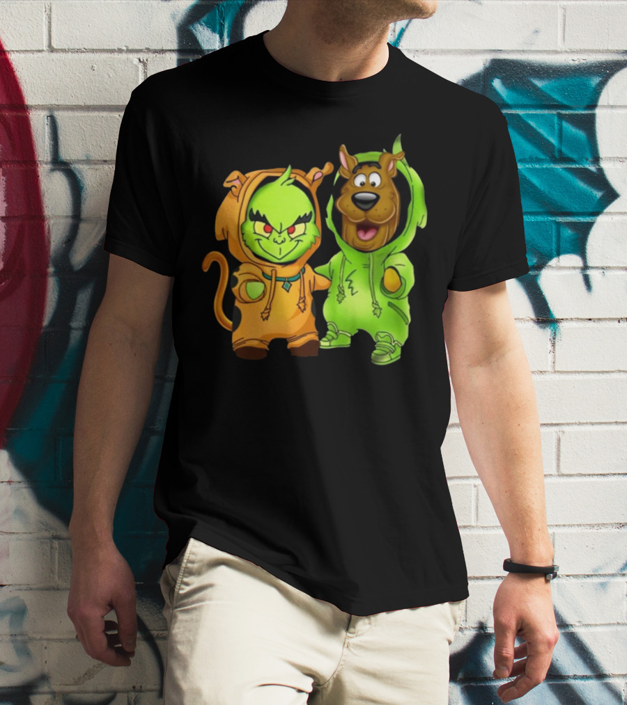 Grinch Scooby Doo Costume Mashup Halloween Crossover T-Shirt