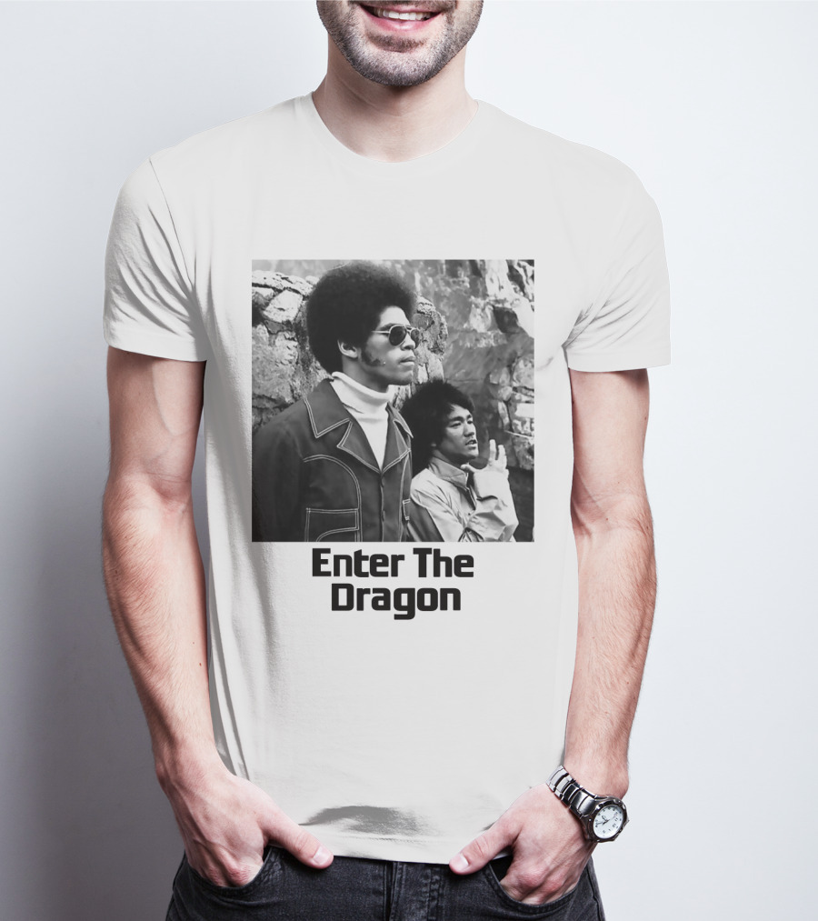 Enter The Dragon Bruce Lee Vintage Scene T-Shirt