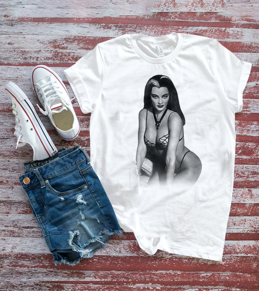 Lily Munster Retro Style Swimwear Pin-Up T-Shirt