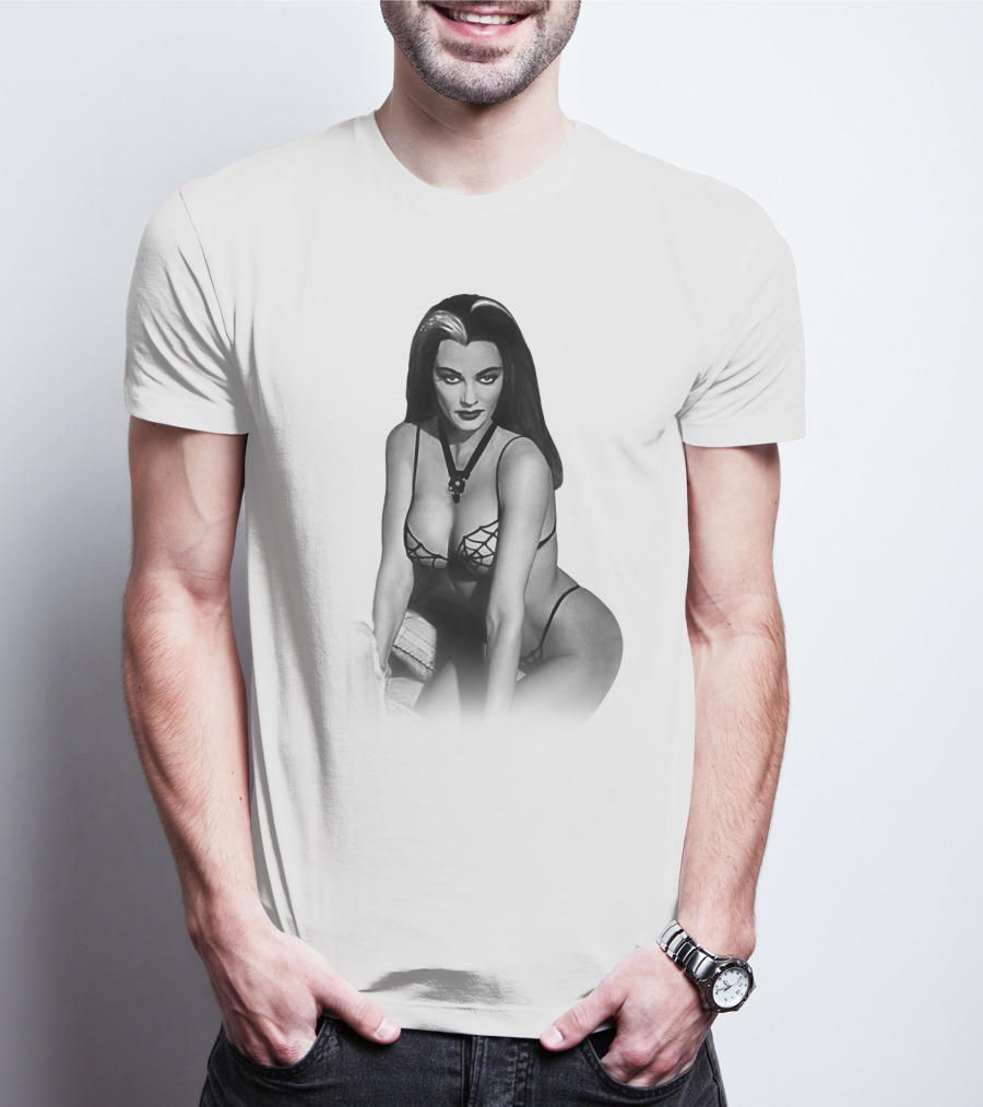Lily Munster Retro Style Swimwear Pin-Up T-Shirt