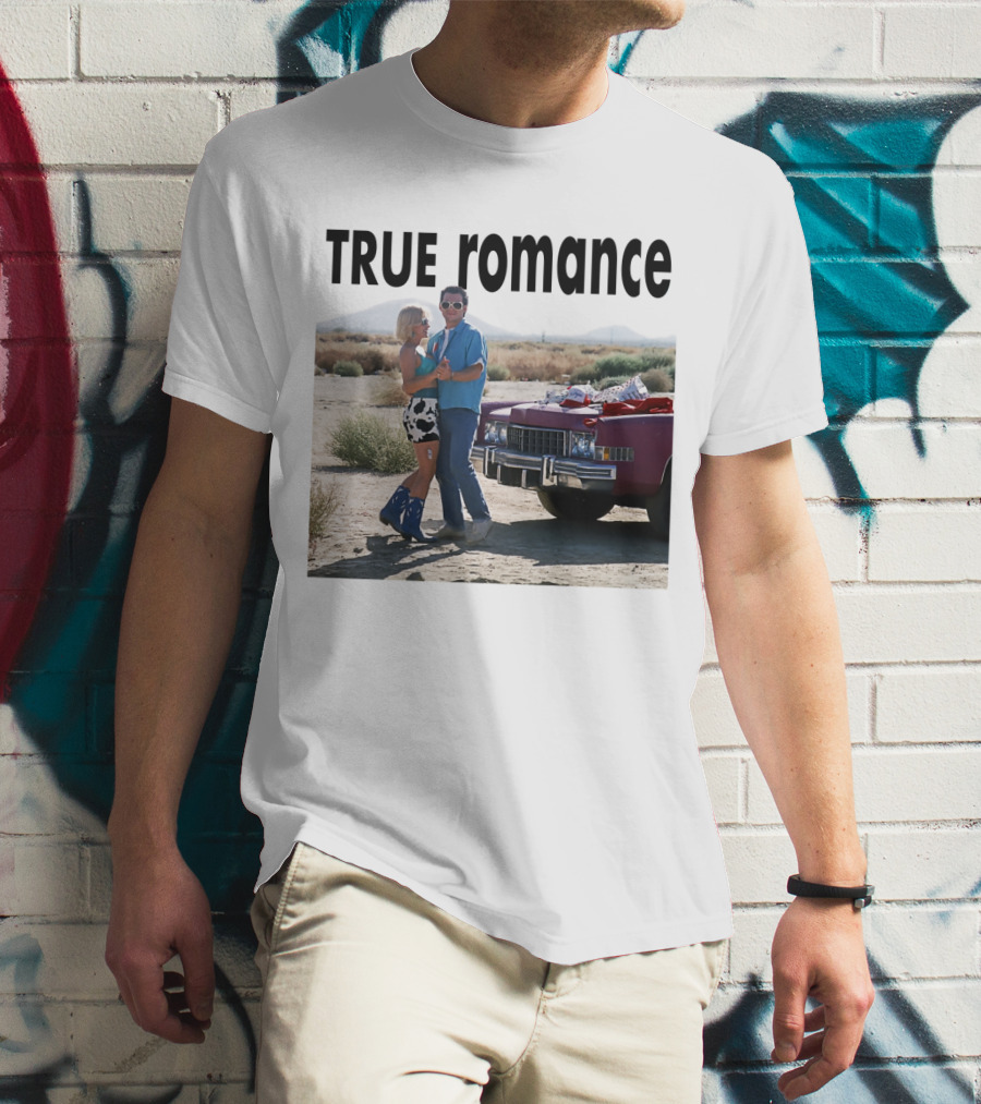 TRUE Romance Classic Movie Scene Desert Cadillac T-Shirt