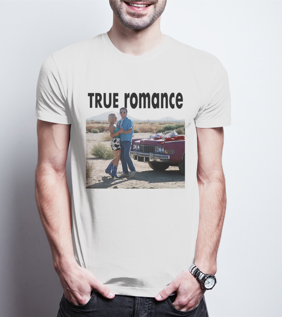 TRUE Romance Classic Movie Scene Desert Cadillac T-Shirt