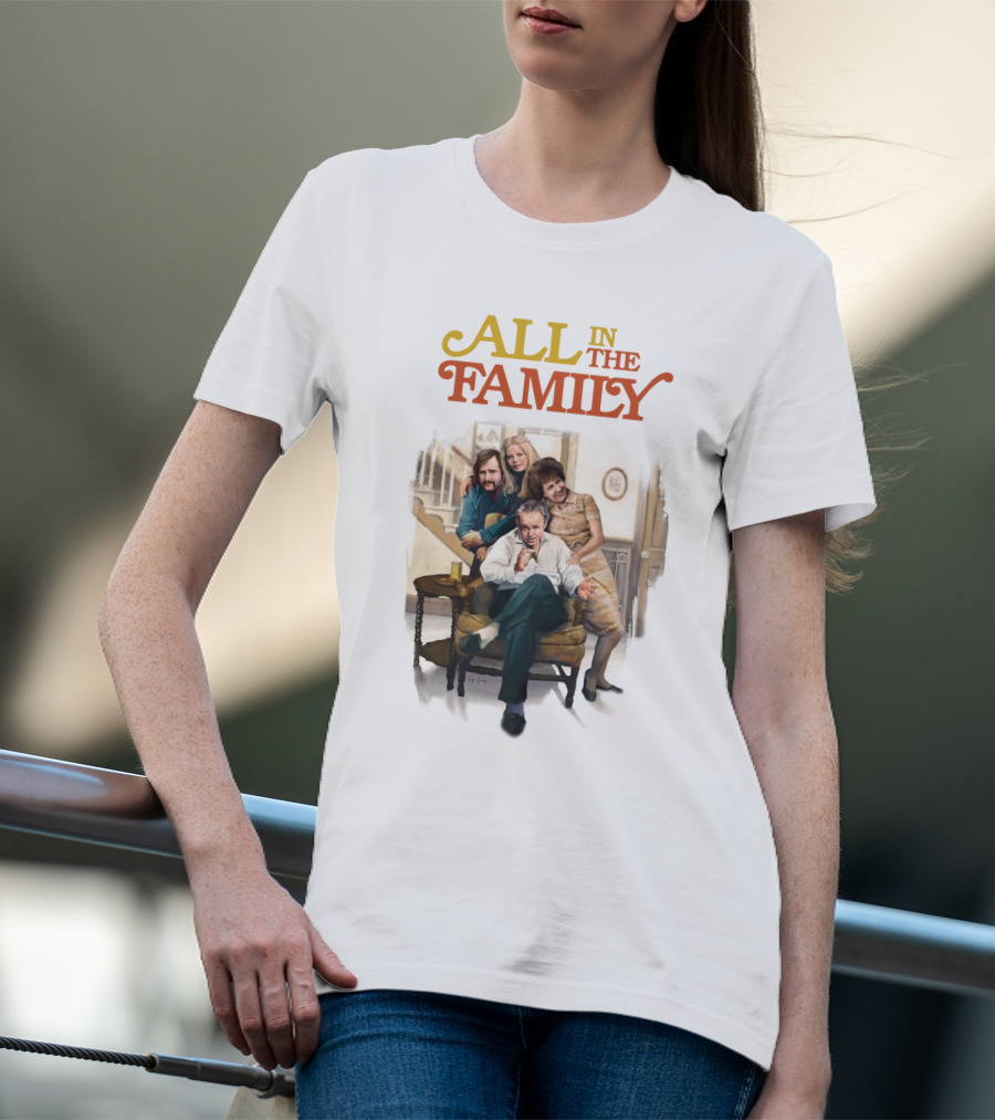 All In The Family Classic TV Sitcom Cast T-Shirt