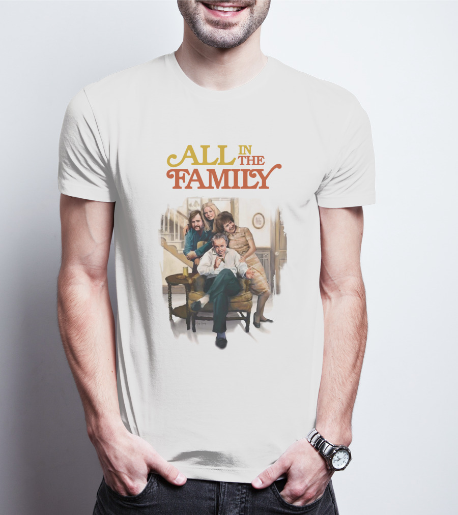 All In The Family Classic TV Sitcom Cast T-Shirt