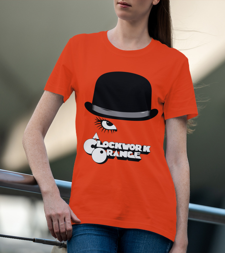 A Clockwork Orange Bowler Hat And Eyelash T-Shirt