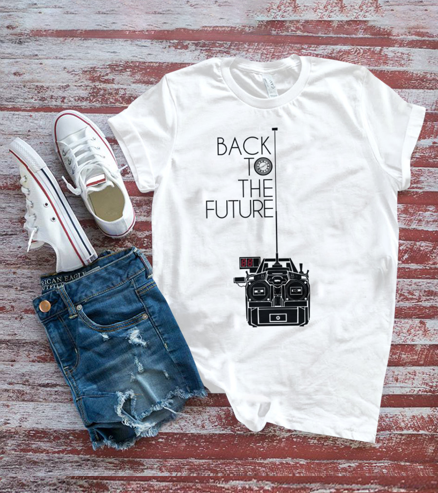 BACK TO THE FUTURE DELOREAN VECTOR T-Shirt