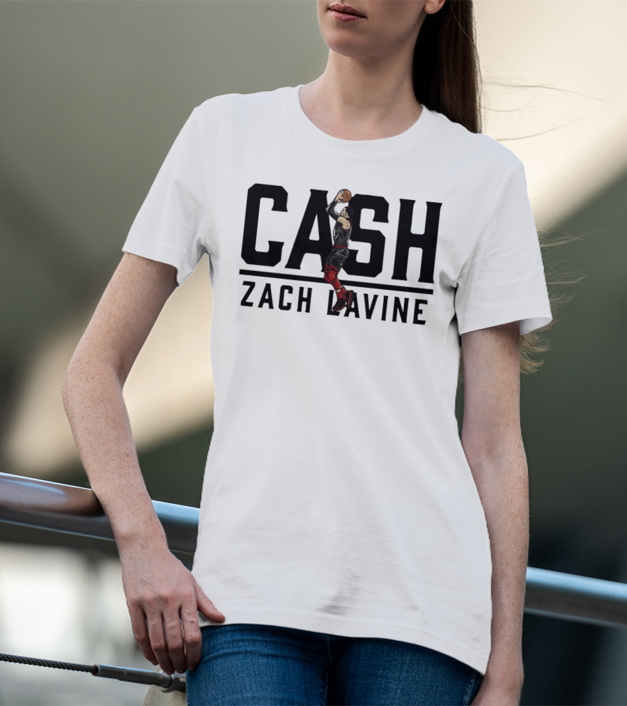 Cash Zach Lavine Chicago Basketball Jumper T-Shirt