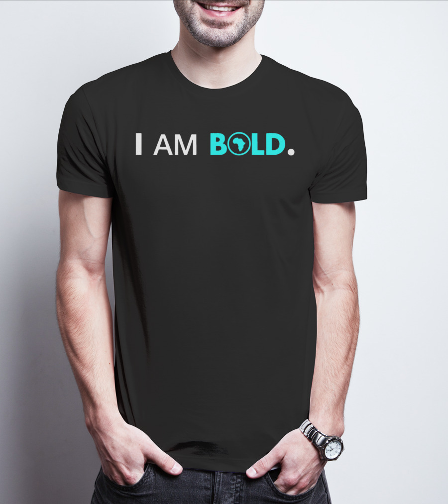 I Am Bold Africa Map T-Shirt