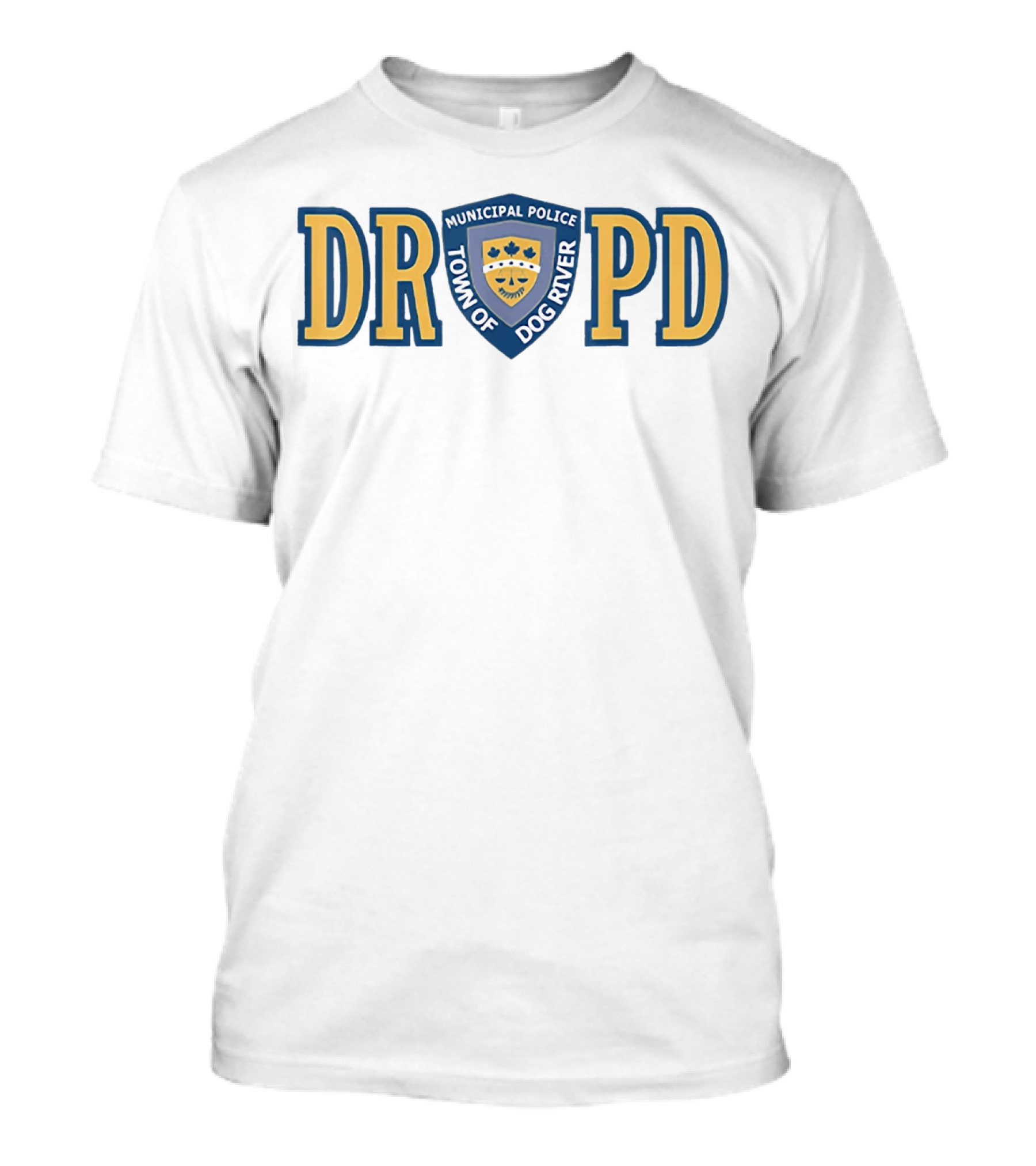 Dog River Municipal Police Department Town Of Dog River DR PD T-Shirt