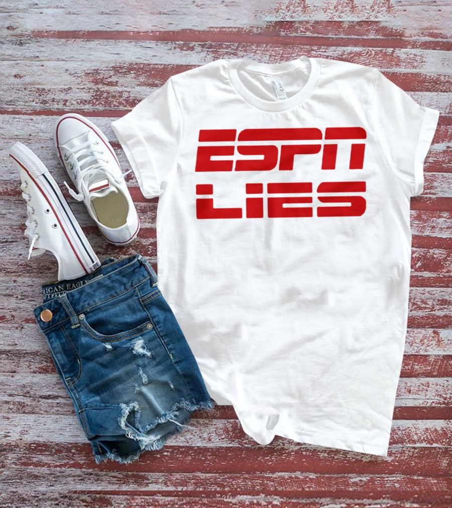 ESPN Lies Red T-Shirt