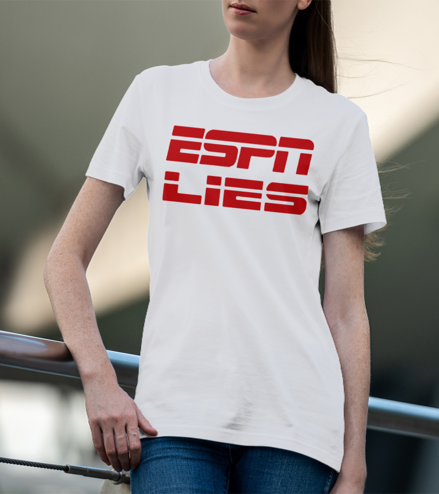 ESPN Lies Red T-Shirt