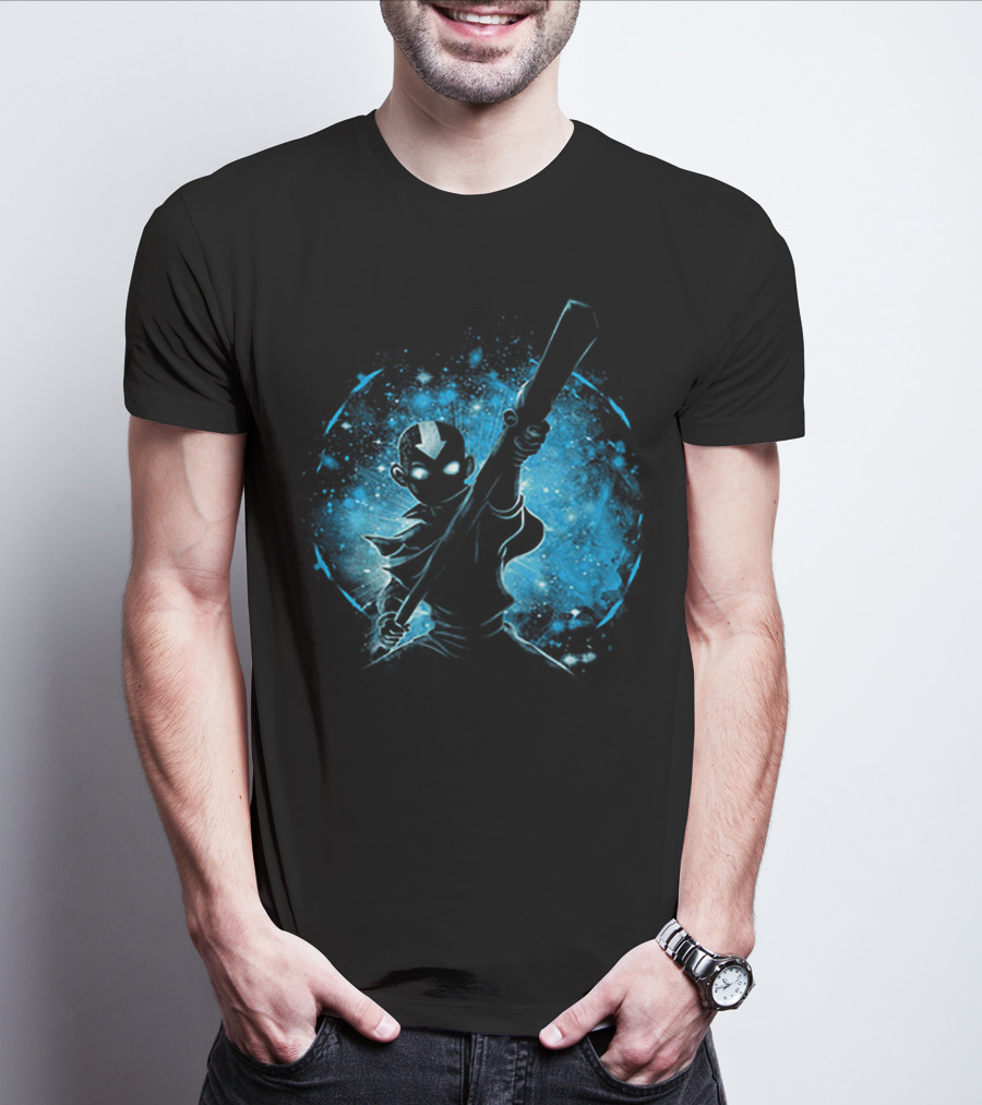 Aang Avatar Space Galaxy Adventure T-Shirt