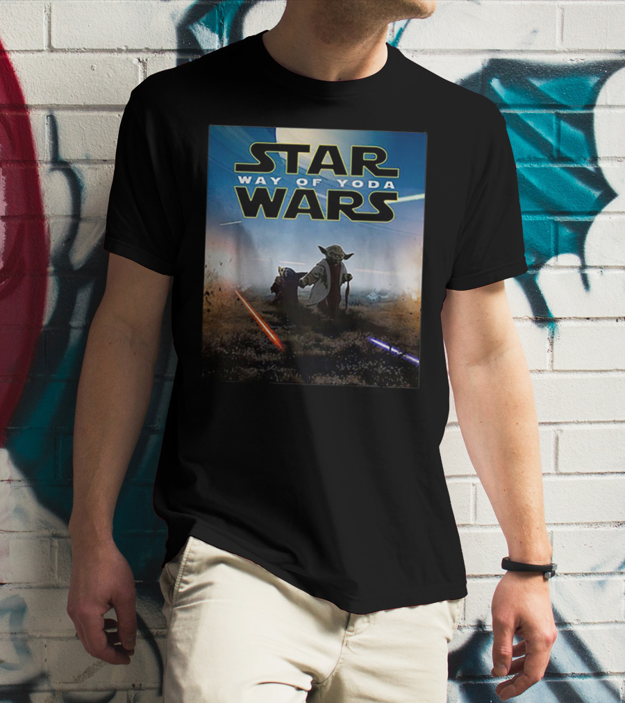 Star Wars Way Of Yoda Lightsaber Duel Scene T-Shirt
