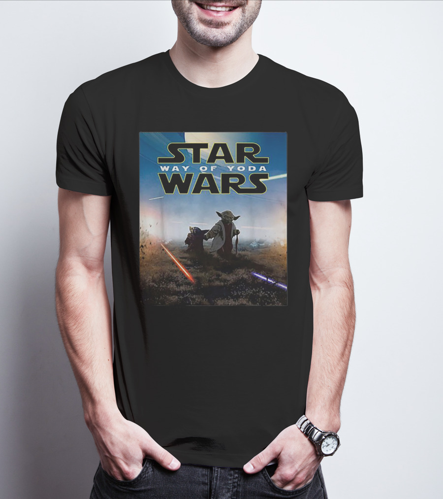 Star Wars Way Of Yoda Lightsaber Duel Scene T-Shirt