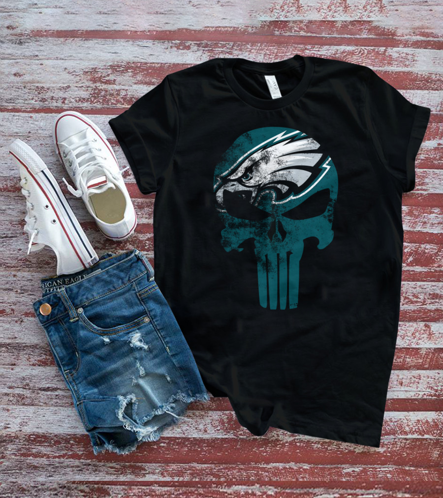 Eagles Skull Punisher T-Shirt