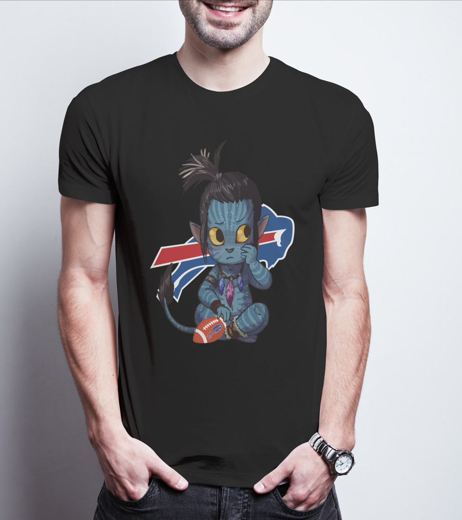 Avatar Bills Na'vi Football Buffalo Team Character Crossover T-Shirt