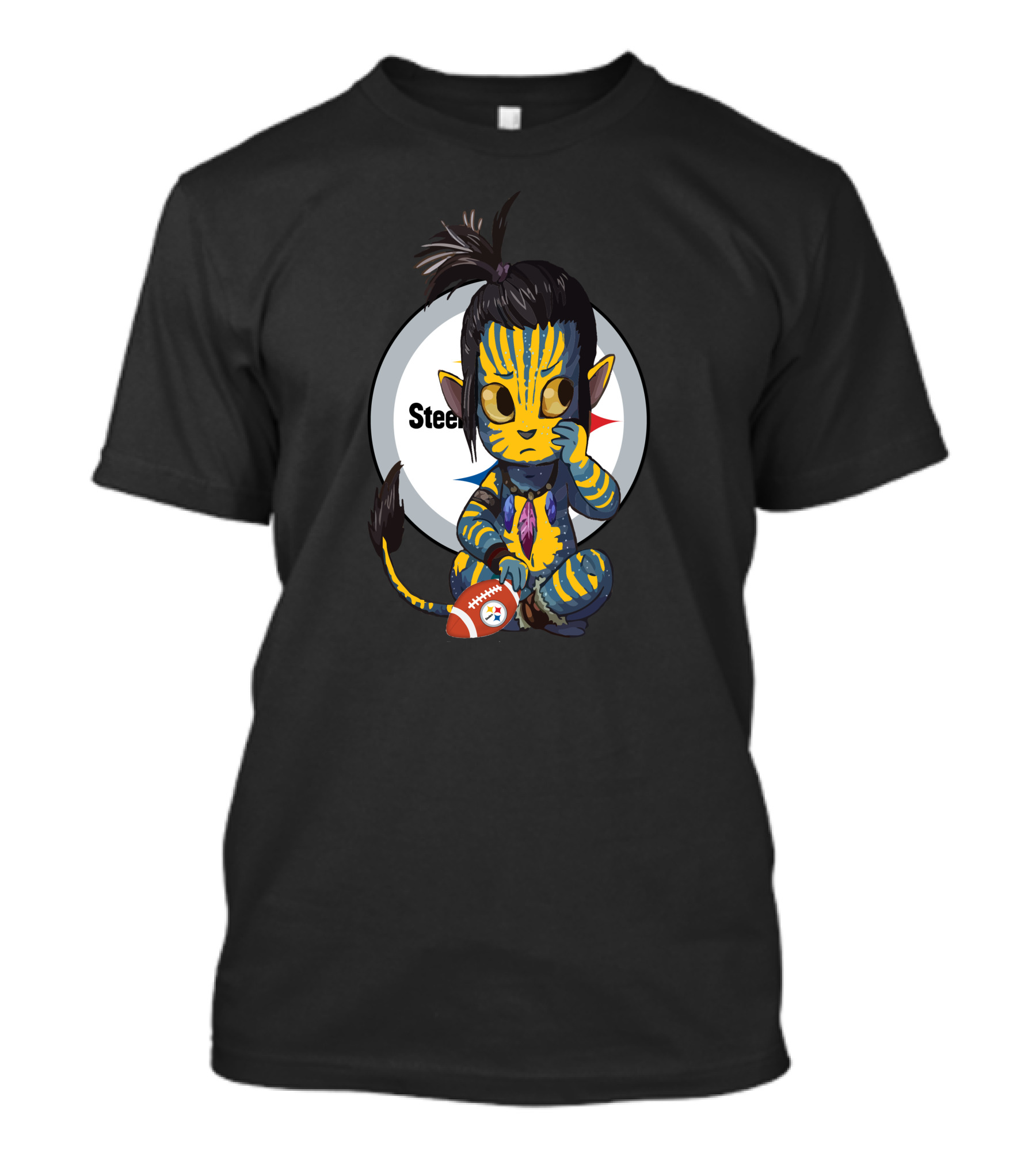 Avatar Steelers Football Crossover Character T-Shirt