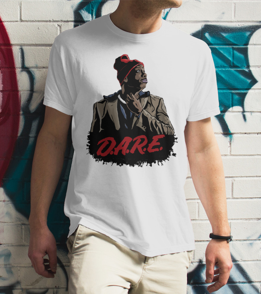 D.A.R.E Iconic Style Streetwear Beanie And Jacket T-Shirt