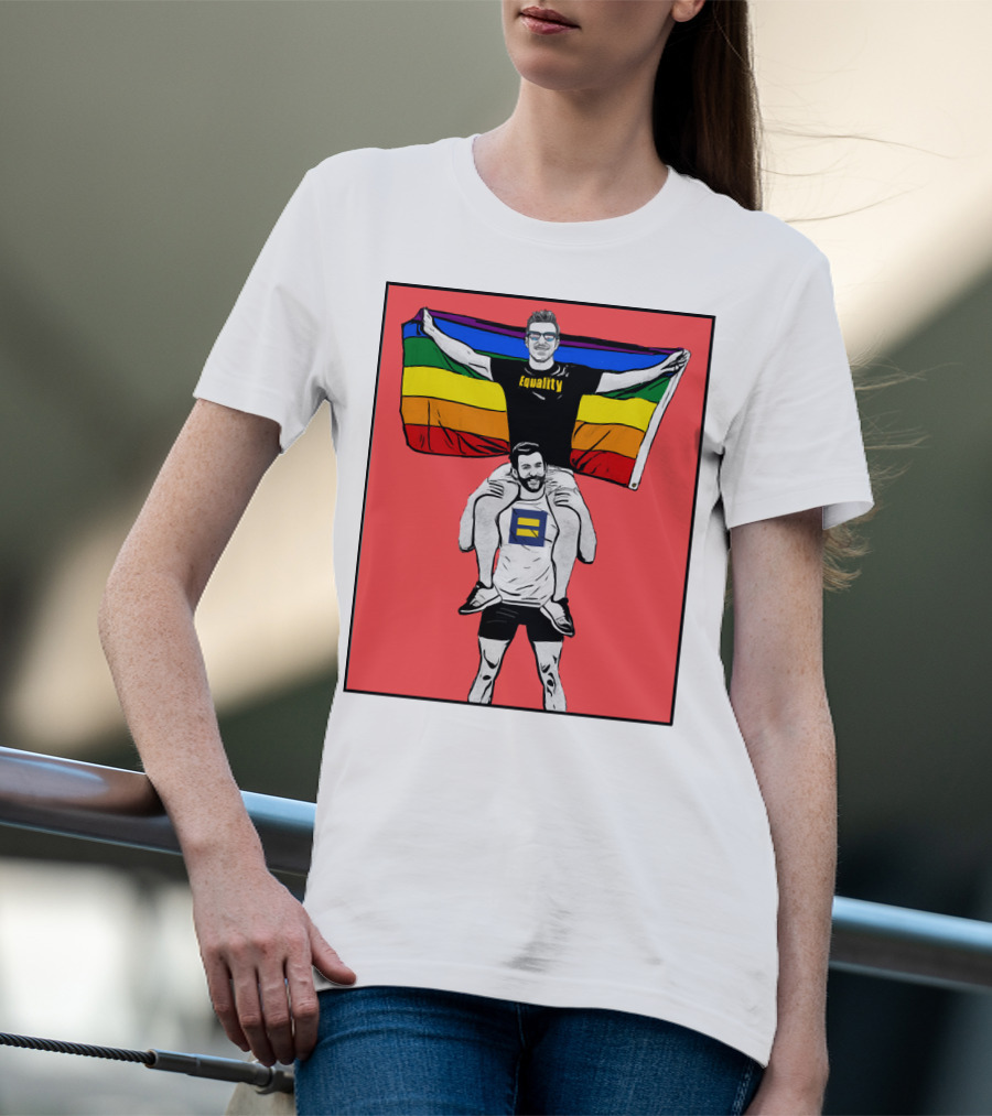 Equality Pride Flag Human Rights Campaign T-Shirt