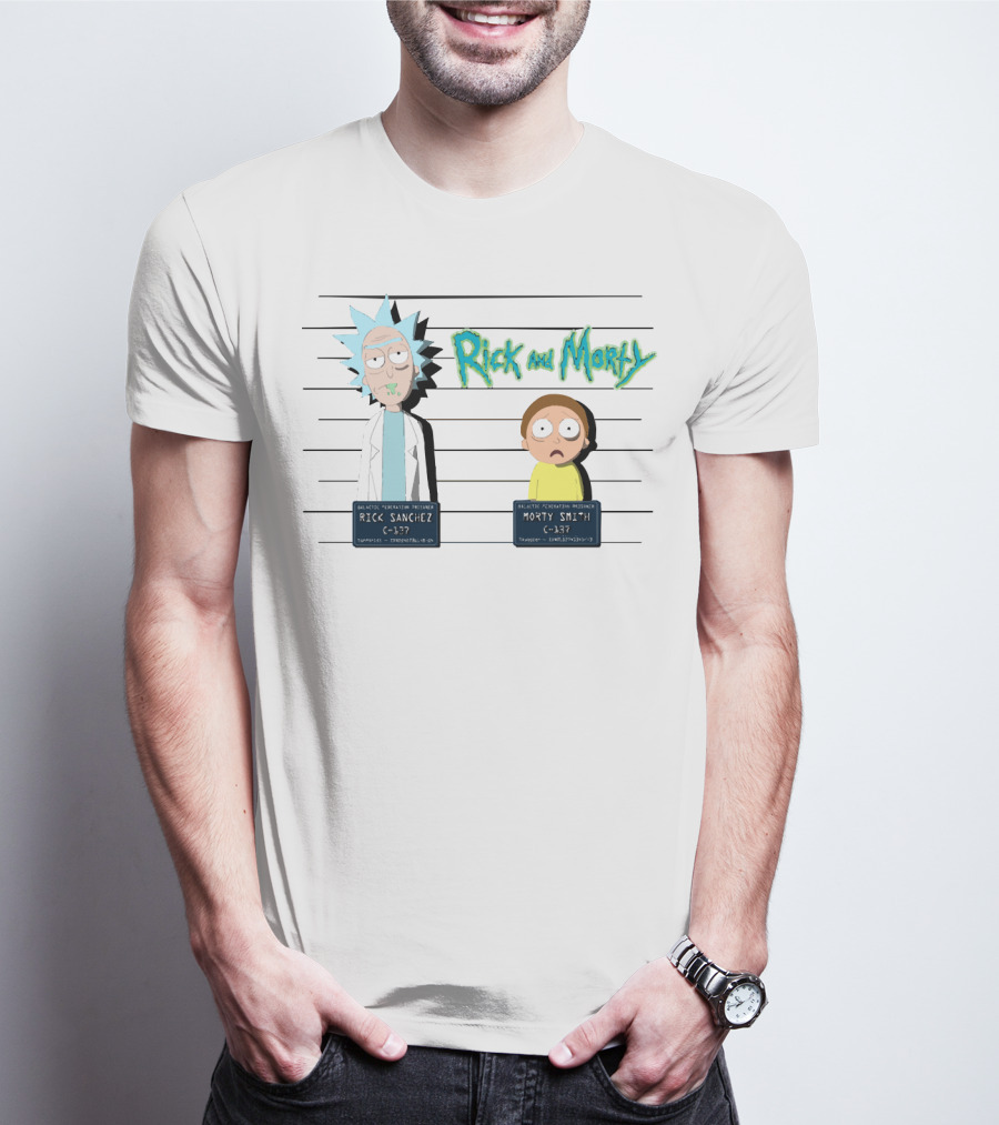 Rick And Morty Galactic Federation Prisoners C-137 Mugshot T-Shirt