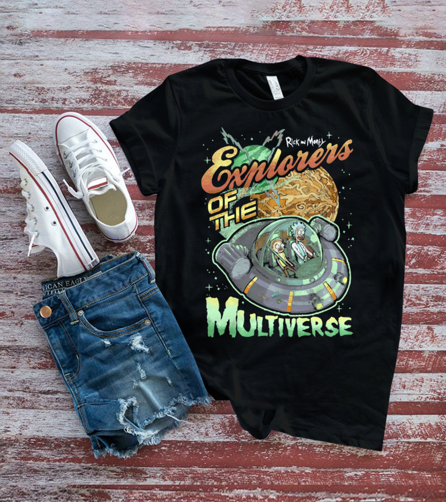 Rick And Morty Explorers Of The Multiverse T-Shirt