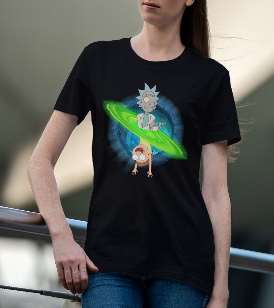 Rick Morty Portal Adventure T-Shirt