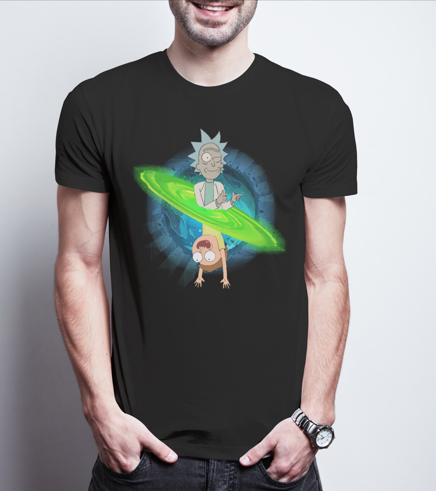 Rick Morty Portal Adventure T-Shirt