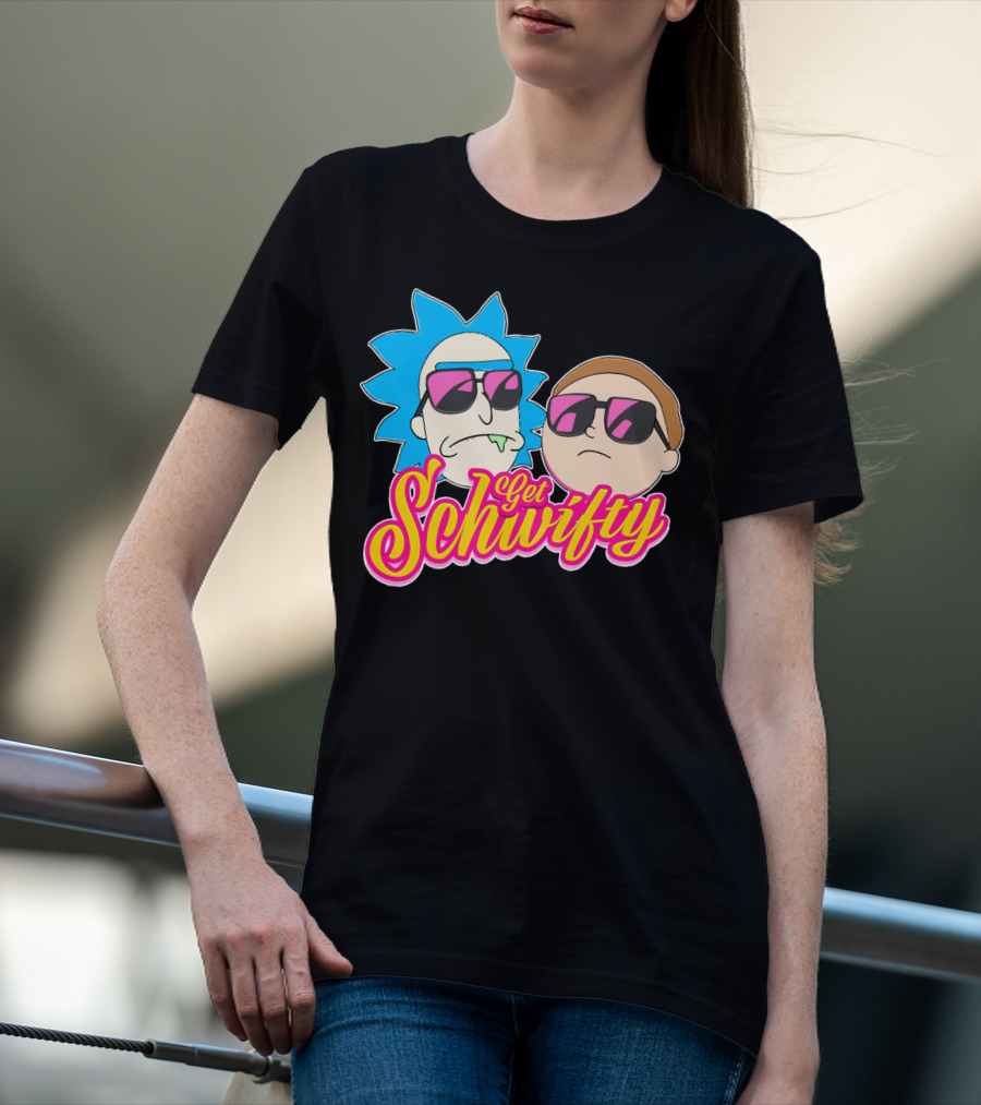 Rick And Morty Get Schwifty Sunglasses Edition T-Shirt
