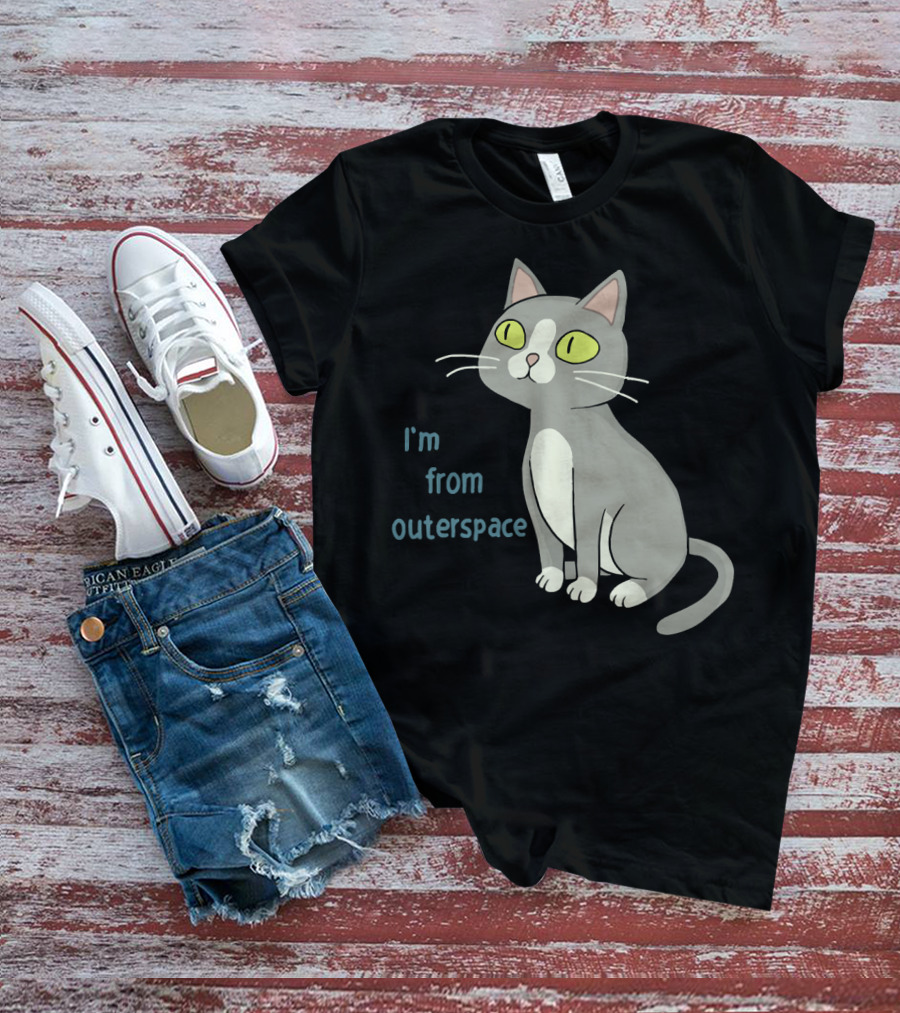 I'm From Outerspace Cat Rick And Morty T-Shirt