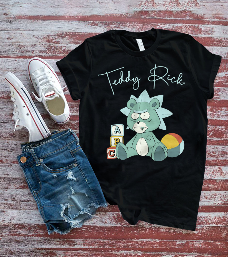 Teddy Rick ABC Blocks And Multicolor Ball T-Shirt