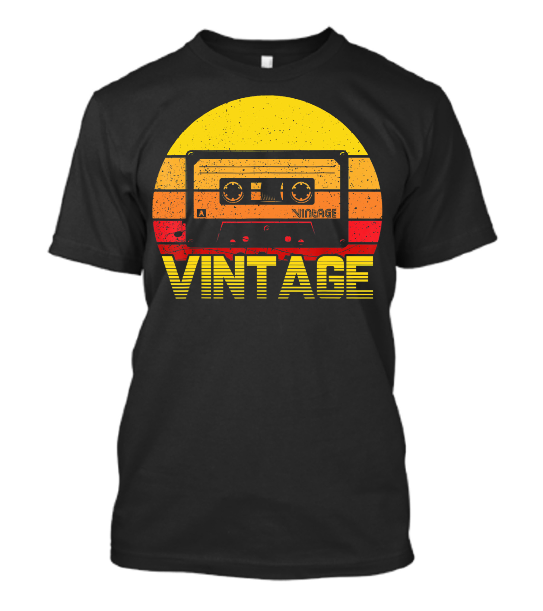 Vintage Cassette Tape Sunset Retro T-Shirt